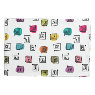 Coloured Mazes  Pillowcase