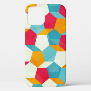 coloured mosaic seamless pattern iPhone 12 case