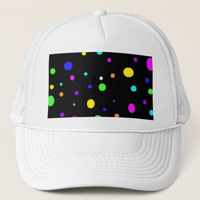 Coloured Orbs-hat Trucker Hat (Front)