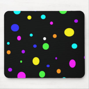 Coloured Orbs-mousepad Mouse Pad