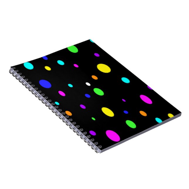 Coloured Orbs  Notebook (Right Side)