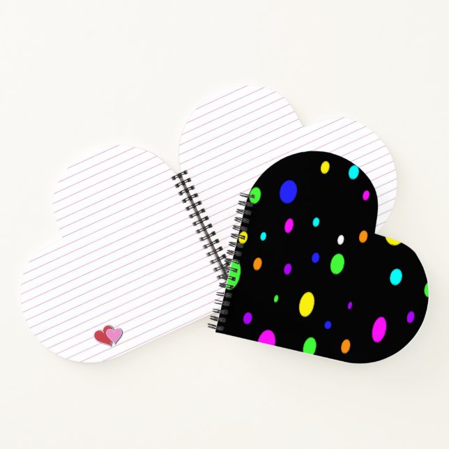 Coloured Orbs  Notebook (Inside)