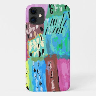 Coloured patches iPhone 11 case
