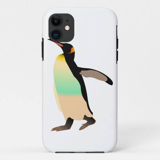 Coloured Peguin Case-Mate iPhone Case (Back)