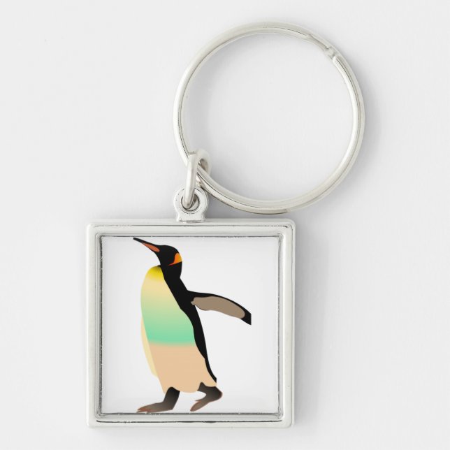 Coloured Peguin Key Ring (Front)