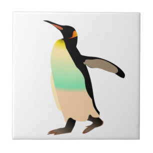 Coloured Peguin Tile