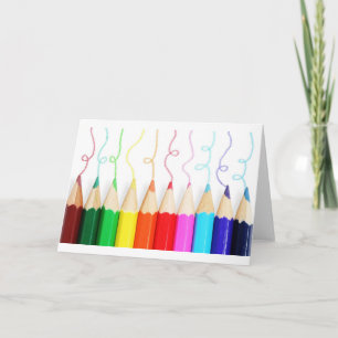 Coloured Pencil Art Card