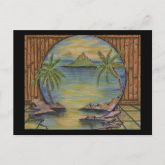 "Coloured Pencil Drawings Postcard