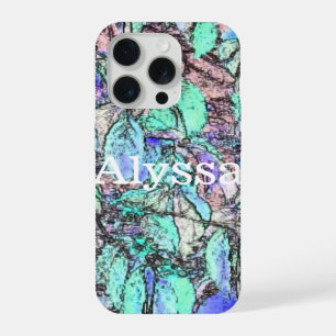 Coloured Pencil Tree Leaves Personalised Case