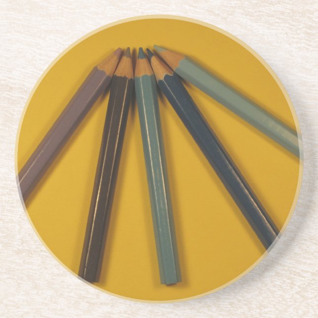 Coloured Pencils Coaster (Front)
