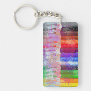 Coloured Pencils Key Ring