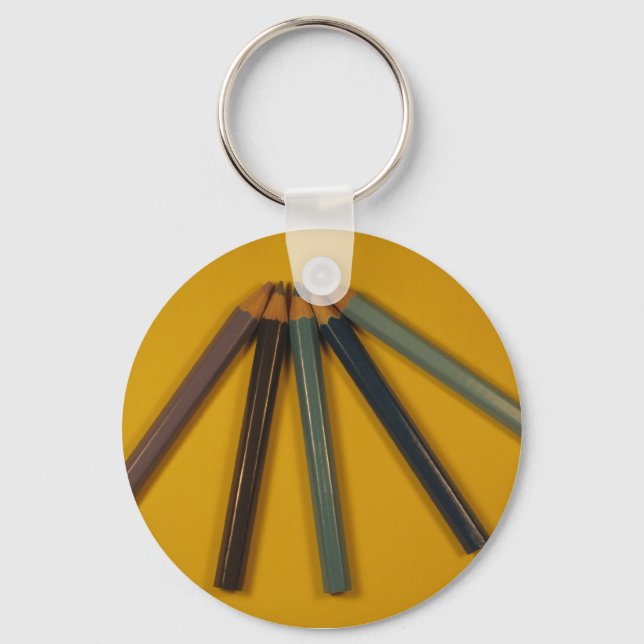 Coloured Pencils Key Ring (Front)