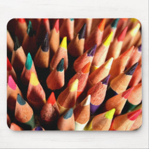 Coloured Pencils Mouse Pad