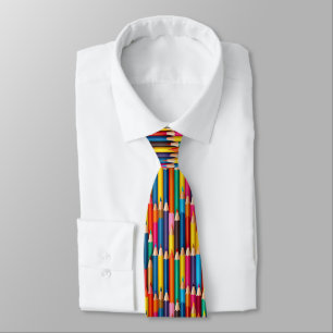 Coloured Pencils Necktie
