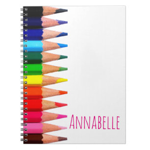 Coloured Pencils Notebook