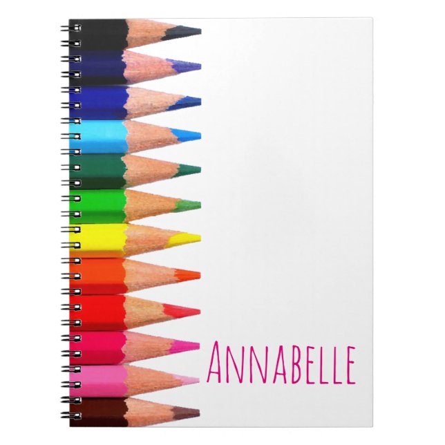 Coloured Pencils Notebook (Front)