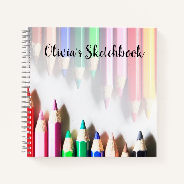 Coloured Pencils Notebook (Front)