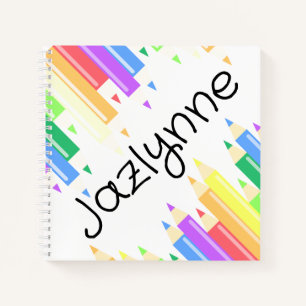 Coloured Pencils Notebook