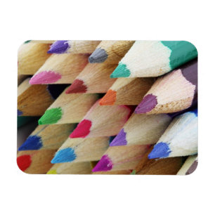 Coloured Pencils Premium Magnet