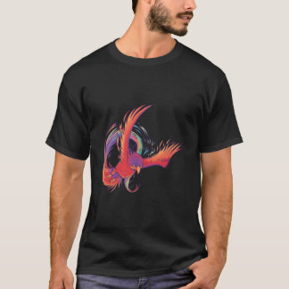 Coloured Phoenix Bird T-Shirt