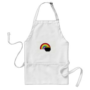 Coloured Rainbow And Pot Of Gold Standard Apron