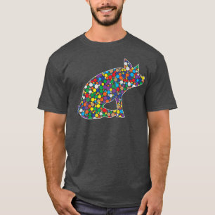 Coloured Rainbow Polka Dot Pig International Dot D T-Shirt