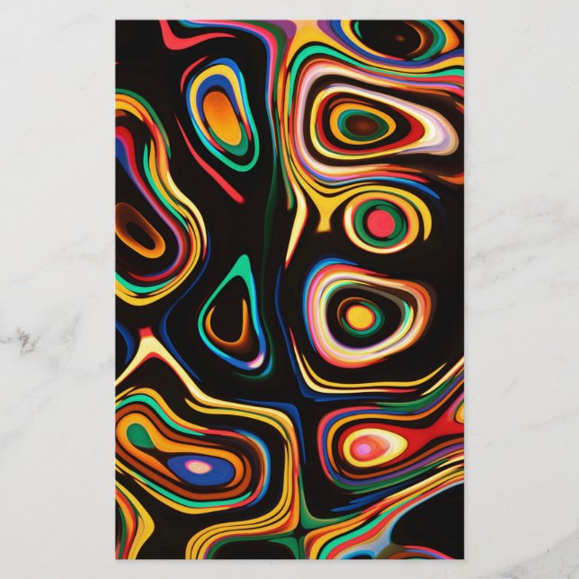 Coloured Rainbows Stationery (Front)
