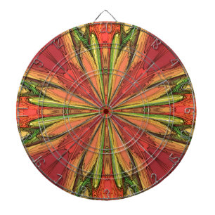 Coloured Rays Dartboard
