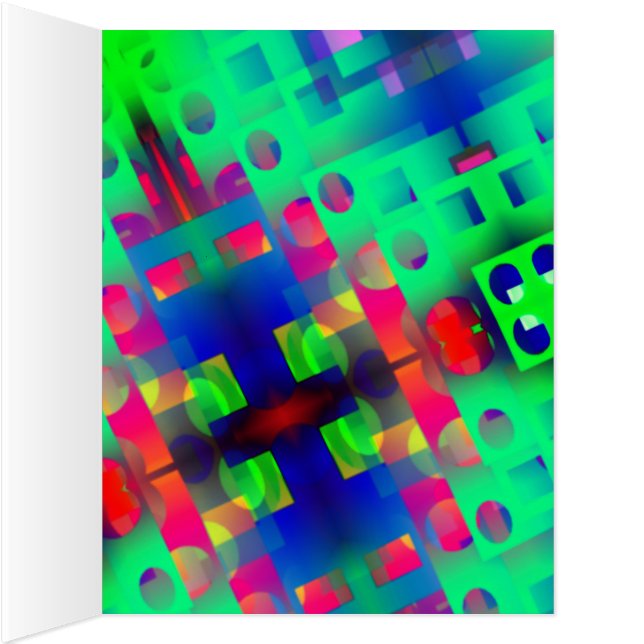 Coloured rectangles with hole, sunken in the centr (Inside (Right))