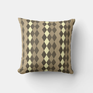 Coloured rhombus cushion