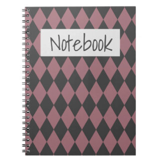 Coloured rhombus elegant throw pillow notebook