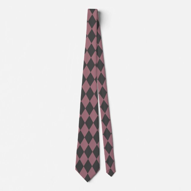 Coloured rhombus elegant throw pillow tie (Front)