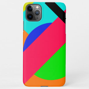 Coloured shapes iPhone 11Pro max case