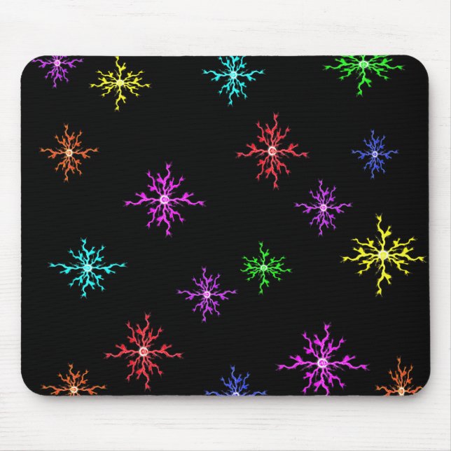 Coloured Sparks Lightning Mousepad (Front)