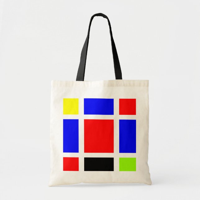 Coloured Squares 02 Tote Bag (Front)