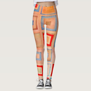 Coloured squares leggings