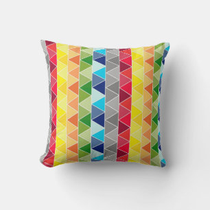 Coloured Sripes Reversible Cushion