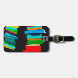 Coloured stairs luggage tag