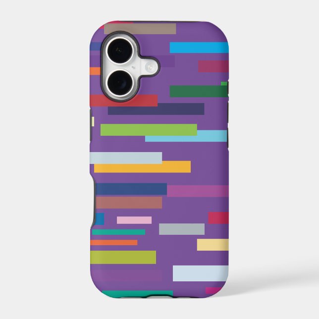 Coloured Stripes iPhone 5 Barely There Case (Back)