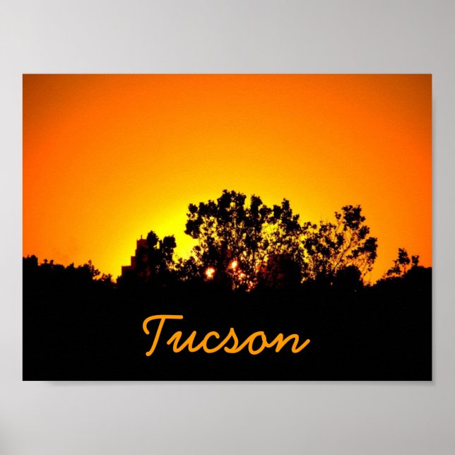 Coloured Sunset by Bobby Mikul Poster (Front)