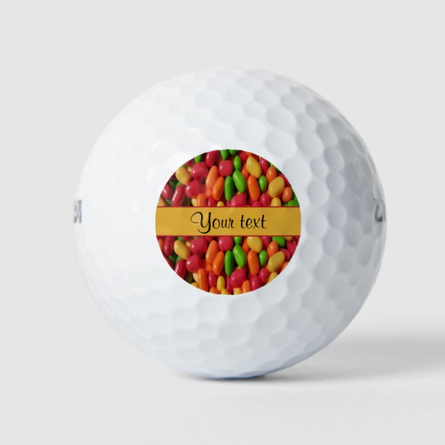 Coloured Sweet Candy Golf Balls (Front)