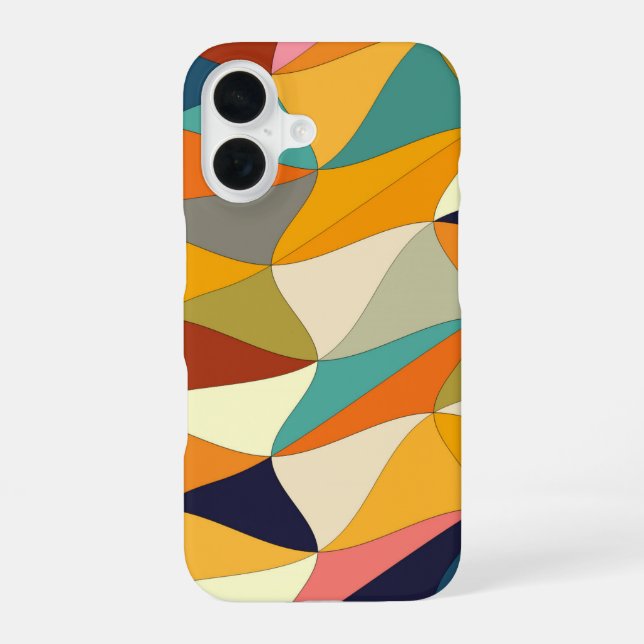 coloured tangle iPhone 16 case (Back)
