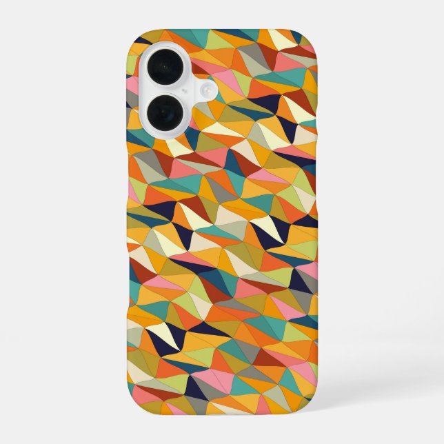 coloured tangle iPhone 16 case (Back)