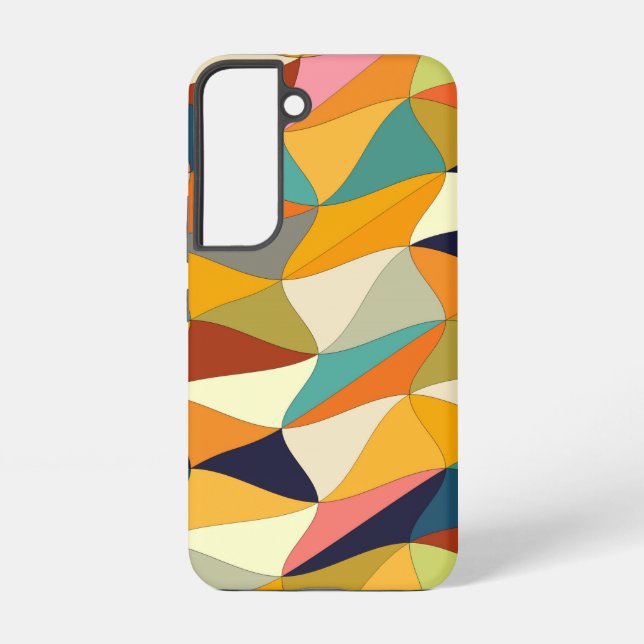 coloured tangle samsung galaxy s22 case (Back)