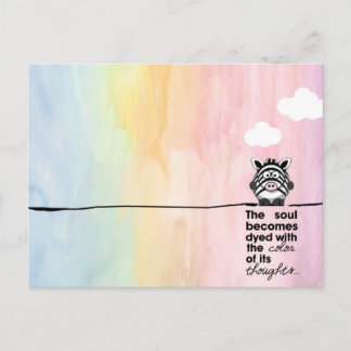 Coloured Thoughts Postcard