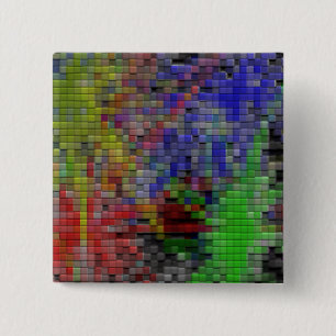 Coloured Tiles 15 Cm Square Badge