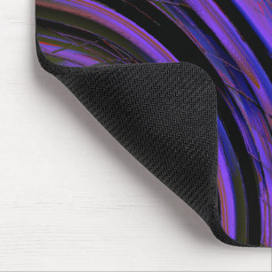 Coloured tire rubber cutout in bluish purple to re mouse pad