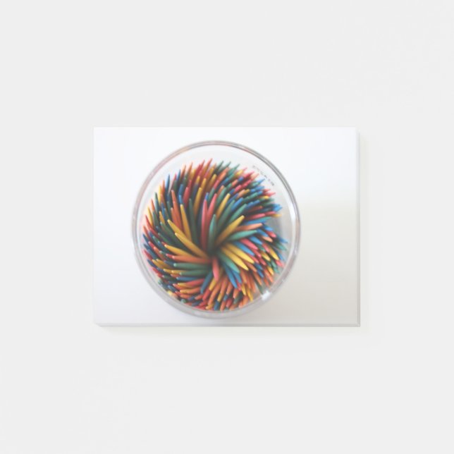 Coloured Toothpicks Post-it® Notes (Front)