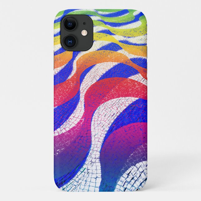 Coloured waves Case-Mate iPhone case (Back)