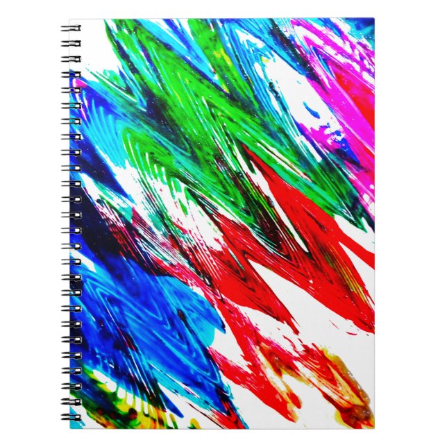Coloured waves notebook (Front)